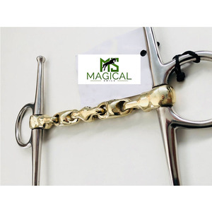 Bocado de caballo Waterford de alta calidad hecho a medida, de plata alemana y acero inoxidable, disponible en todos los tamaños. - Product Image 3