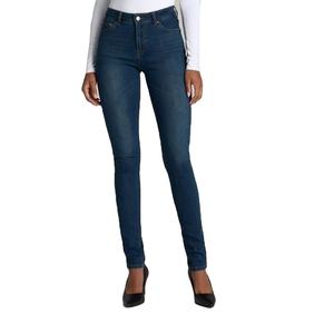 Wholesale Custom Women's Elastic Stretch High <b>Waist</b> <b>Skinny</b> <b>Jeans</b> Solid Color Denim Pants with <b>Low</b> MOQ Customized Color Design - Product Image 5