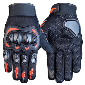 Guantes de Motocross para Carreras Todoterreno, Último Modelo, Color Rojo Sólido Personalizado, Hechos en Pakistán - Product Image 1