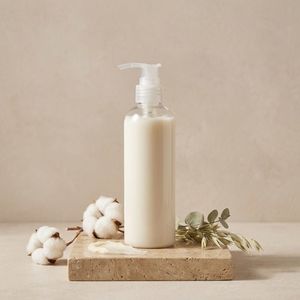Lotion <b>Bottle</b> Round PET 300ml Clear <b>Pink</b> Plastic Pump <b>Bottle</b> for Skin Care Packaging Factory Manufacturer Vietnam - Product Image 3