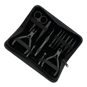 Kit de Herramientas para Extensiones de Cabello de Calidad Profesional, Acero Inoxidable, Herramientas de Instalación de Anillos Micro, Accesorios Profesionales para Extensiones de Cabello - Product Image 5