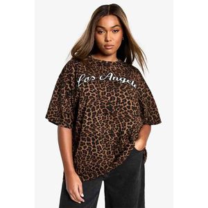 เสื้อยืดโอเวอร์ไซส์ลายเสือดาวทั่วตัว - Product Image 5