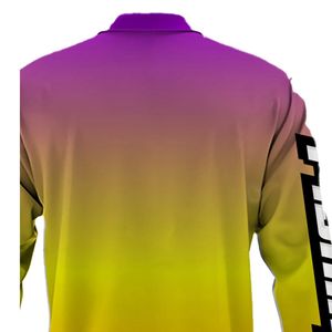 Camisa de Pesca Personalizada para Hombre, UPF 50, Secado Rápido, Transpirable, Manga Larga, Sublimación, Ropa de Pesca para Exteriores, Uniforme de Equipo - Product Image 4