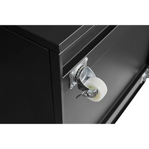 2-Door Black Steel Copier <b>Stand</b> Mobile Pedestal File <b>Printer</b> <b>Stand</b> Office Furniture - Product Image 2