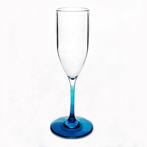 Verre à champagne de camping en plastique transparent sans BPA - Product Image 5