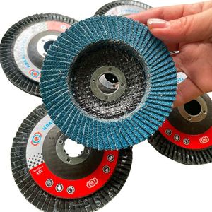 Disque à lamelles HGP en zircone, grain 40-120, pour meulage de métal, 72 lames, roue abrasive 15000 tr/min, vitesse 80 m/s, disque de ponçage pour meuleuse d'angle - Product Image 1