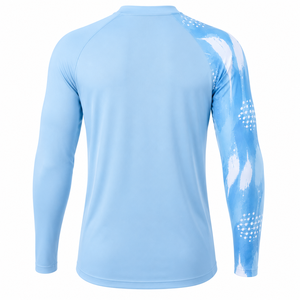 Maillot de compression à manches longues pour hommes, respirant, pour la gym et le sport, vente en gros, séchage rapide - Product Image 2