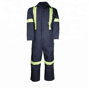 Uniforme de Seguridad al por Mayor para Trabajadores, Overol Unisex Negro Ignífugo, Reflectante, Transpirable y Ligero - Product Image 3