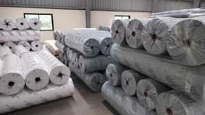 100% Polypropylene Spunbond Antibacterial Mothproof Non Woven Fabric Cross/Dot Pattern Medium Weight RENO Brand Customized Size - Product Image 3