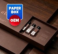 Boîte en papier pour rouge à lèvres liquide entièrement personnalisable OEM/ODM avec taille personnalisée, design imprimé intégral, forme personnalisée