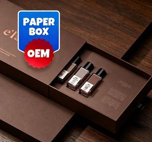 Caja de Papel para Lápiz Labial Líquido Personalizable OEM/ODM con Diseño de Impresión Completa, Tamaño Personalizado y Forma Personalizada - Product Image 1