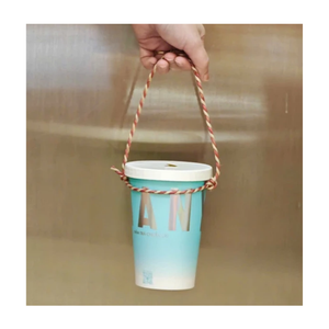 Tendencia Navidad 2026: Portavasos de Seagrass Natural Hecho a Mano en Vietnam, Accesorio para Transportar Bebidas para Marcas de Café y Té para Llevar - Product Image 2