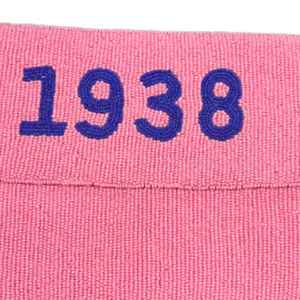 Pochette de soirée rose 1938 perlée, faite main avec perles de rocaille, sac à main style sororité personnalisé, fournisseur OEM en gros - Product Image 5