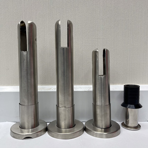 Soporte resistente anticorrosión en forma de L para tabiques de baño de oficina diseñados para uso a largo plazo en entornos de alto tráfico - Product Image 5