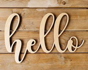 Personalized MDF <b>Letter</b> Sign for <b>Wall</b> Hanging Decor Premium Quality MDF <b>Letters</b> for DIY Craft Projects by handmade Collection - Product Image 2