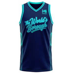 Conjunto de Uniforme Deportivo de Baloncesto, Jersey y Pantalones Cortos, Malla Transpirable, Diseño Deportivo de Equipo, Maluza Industries - Product Image 1