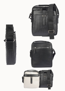 Sac bandoulière multifonctionnel élégant en cuir PU avec logo personnalisé pour affaires, organisateur/agenda, sac de voyage tendance - Product Image 4