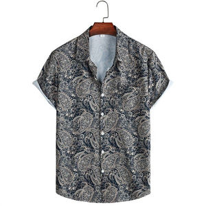 Camiseta Personalizable de Verano para Hombre, Elegante, Informal, Transpirable, Ecológica, de Lona, con Cuello en V, de Secado Rápido, para Vacaciones - Product Image 2