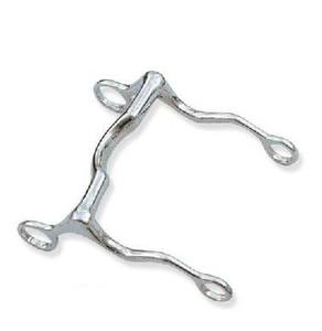 Bocado de equitación estilo cowboy Brittany Medium Lifter Twisted Lifesaver – Bocado de acero inoxidable para caballo western con rodillos de cobre para un control mejorado - Product Image 4