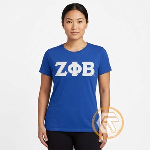 GREEK TREASURES Camisetas Personalizadas de Verano para Mujer Zeta Phi Beta, Ropa de Sororidad, Casual, de Alta Calidad, Transpirable, 100% - Product Image 2
