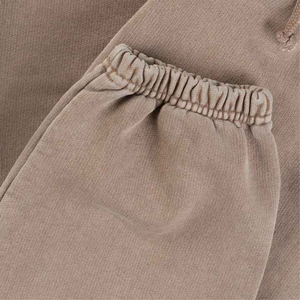 2026 New Arrival Custom Sweat Pants Trousers 100% Cotton Washed <b>Oversized</b> Sweatpants Baggy Wide Leg Sweat <b>Jogger</b> with Oem - Product Image 4