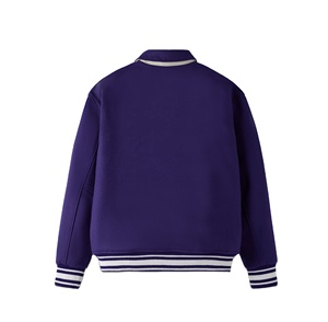 OEM Custom Heavyweight Chenillen Embroidered Wool Lettering <b>Jacket</b> Customized Letterman Varsity <b>Jackets</b> For <b>Men</b> - Product Image 2