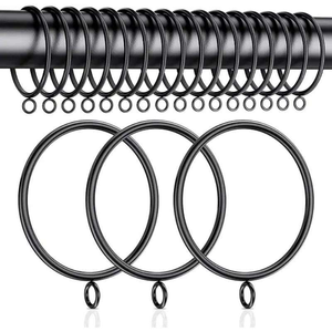 Anneaux de rideaux en métal robustes pour portes patio, fenêtres coulissantes et rideaux d'extérieur, disponibles à prix compétitif en provenance d'Inde - Product Image 4