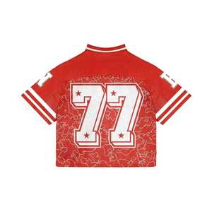 Camiseta de Fútbol Americano Personalizada de Alta Calidad, Bordada, Transpirable, de Manga Corta, con Color y Logotipo Personalizados - Product Image 2