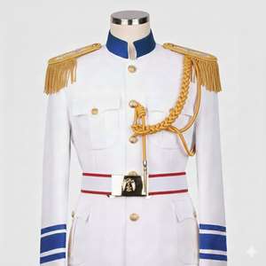 Uniforme de fanfare en gros, fabriqué en coton 100 % ou polyester de qualité supérieure, pour hommes, femmes et adultes, tailles et couleurs personnalisées - Product Image 5