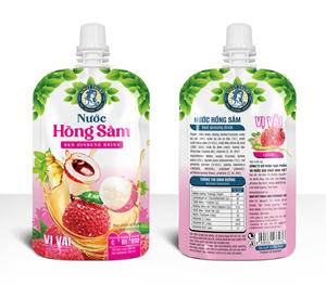 เครื่องดื่มชูกำลังรอยัลเรดโจนเซ็งผสมน้ำลิ้นจี่สำหรับเด็กและผู้ใหญ่ อายุการเก็บรักษา 12 เดือน VINUT TRUST ขายส่ง - Product Image 4