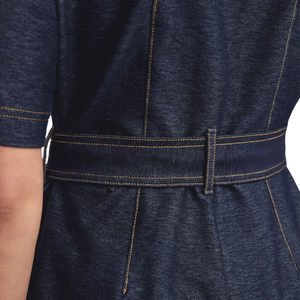 Mono de Mezclilla para Mujer con Cinturón, Ropa Casual de Moda, Fabricante OEM ODM - Product Image 5