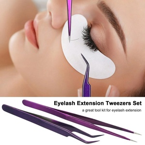 แหนบสแตนเลสปลายเรียบสำหรับติดขนตาปลอม ความยาว 10 มม. - Product Image 5