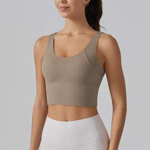En Stock, Sujetador Deportivo de Yoga Sexy de Alta Calidad, Agradable al Tacto, con Relleno para Mujer - Product Image 3