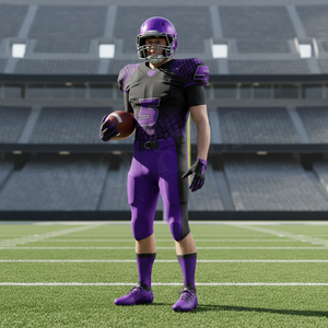 Custom Clothing Mesh American Football Uniform Jersey Pants Set Custom Teamwear Name Number Printed Competition OEM Kit - Product Image 3