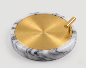 Bandeja de Mármol Natural con Acabado Pulido, Diseño Moderno y Minimalista, Versátil Soporte para Incienso para Uso en Interiores de Apartamentos, Tamaño Personalizable - Product Image 5