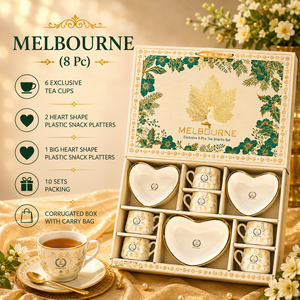 Juego de Té Floral de Lujo en Caja de Regalo, Tetera de 6 Tazas, Juego de Té de Cerámica y Plástico en Caja, Logotipo Personalizado Serigrafiado, Artículos Promocionales para Bebidas - Product Image 4