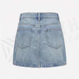 Mini-jupe chic pour femme, style Y2K, imprimé tendance, short en jean skinny, collection Printemps-Été, vêtement de qualité supérieure - Product Image 2