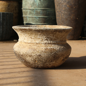 Pot de fleurs en céramique émaillée écologique pour la maison et le jardin avec trou de drainage - Jardinières durables fabriquées en usine au Vietnam - Product Image 2