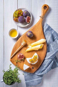 Planche à découper en bois de sheesham de qualité supérieure - Écologique et légère pour une cuisine gastronomique, présentation rustique des aliments, ustensiles de cuisine - Product Image 2