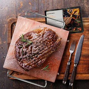 Losa de Sal del Himalaya en Forma de Corazón para Regalos Románticos y Catering de Bodas, Piedra para Servir Gourmet de 8 Pulgadas, Marca Privada - Product Image 5