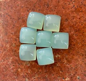 Calcedonia Aqua Cuadrada Natural, Labradorita, Piedras Preciosas Calibradas, Cabujones de Fondo Plano, Compra en Línea al por Mayor Directo de Fábrica - Product Image 3