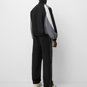 Conjunto Deportivo de Invierno Personalizado con Logotipo, Impermeable, Transpirable y Ecológico, Pantalones con Cierre y Parches, Chaqueta Cortavientos para Hombre - Product Image 6