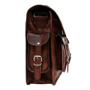 Porte-documents en cuir de chèvre Sac de voyage Ordinateur Portable porte-documents sacs et sac pour ordinateur portable - Product Image 3