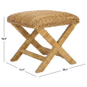 Taburete de Jacinto de Agua DreamCraft: Elegante y Ecológico, Hecho en Vietnam para Decoración del Hogar y Comodidad - Product Image 4