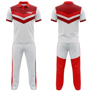 OEM <b>Cricket</b> Uniform Supplier Unlimited Sublimation Design Options | Men Women Youth <b>Cricket</b> Wears Polo Shirt and Trouser - Product Image 3
