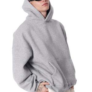 Sudadera con Capucha Oversize para Hombre, Personalizada al por Mayor, de Alta Calidad, Forro Polar Grueso, con Logotipo Personalizado, Hombros Caídos, Tejido French Terry - Product Image 3