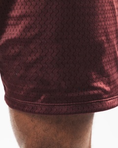 High Street Men's Custom Grappling Shorts Sports Wear Mid-<b>Thigh</b> Line Art 3D Mockup Solid Pattern Eco-Friendly Design 100% Cotton - Product Image 5