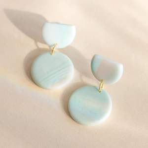 Handmade Designer <b>Resin</b> <b>Earrings</b> Artistic Craftsmanship Luxury Finish Durable Material Modern Fashion Styling Jewelry Findings - Product Image 3