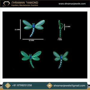 Collier élégant vintage pour femme, pendentifs raffinés, breloques tendance, argent 925, moissanite multicolore, collier personnalisé papillon hip hop SHRAMAN - Product Image 5