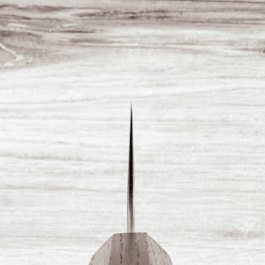 Cuchillo de chef de 12.5 pulgadas, acero damasco japonés, el más afilado, mango de resina de 67 capas con funda de cuero. - Product Image 2